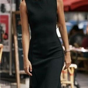 Zara Black Midi Dress